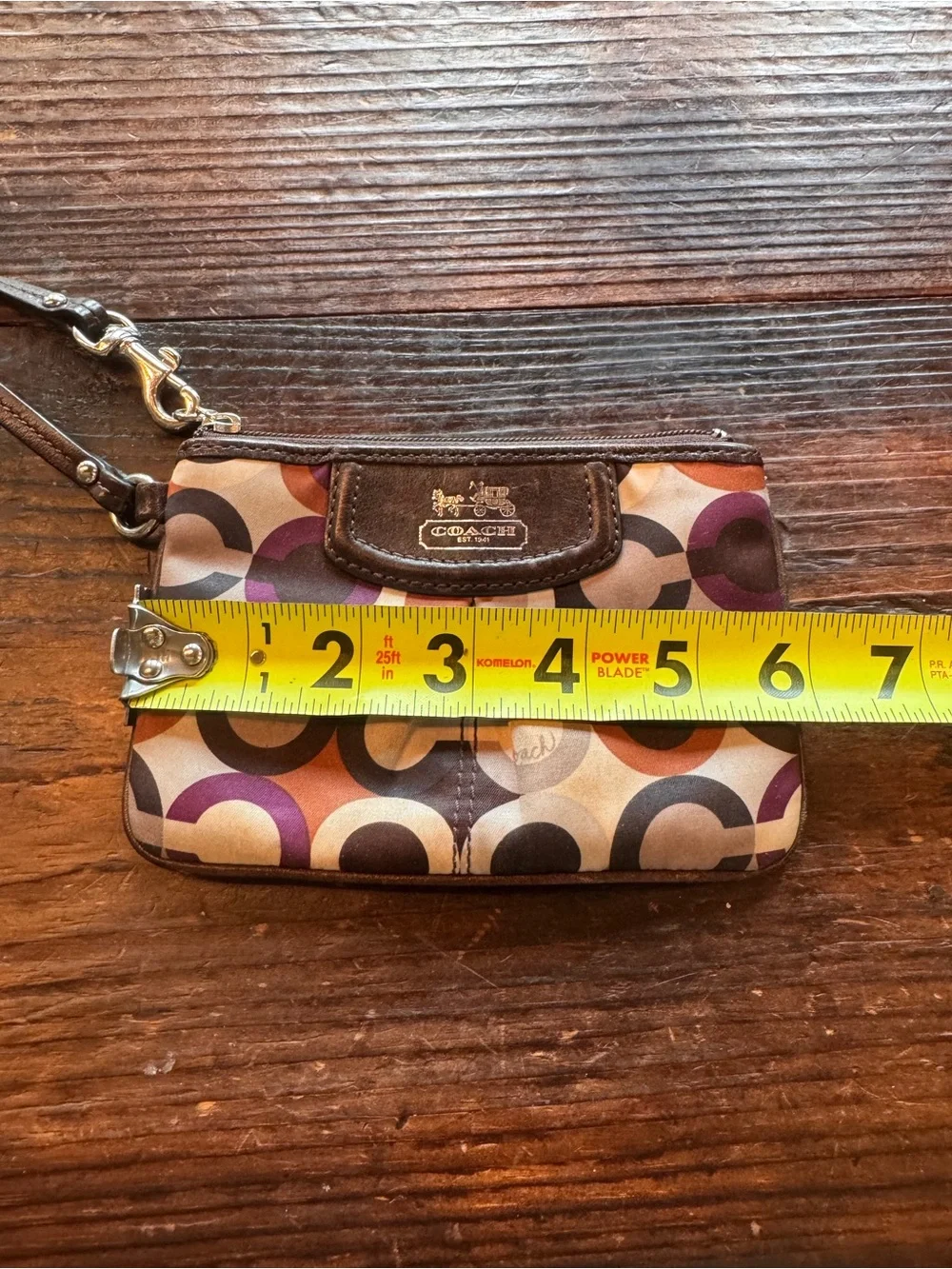 Vintage‎ Y2K Coach Signature “C” Wristlet